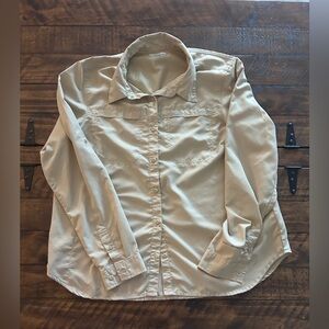Columbia Khaki Mesh-Lined Shirt